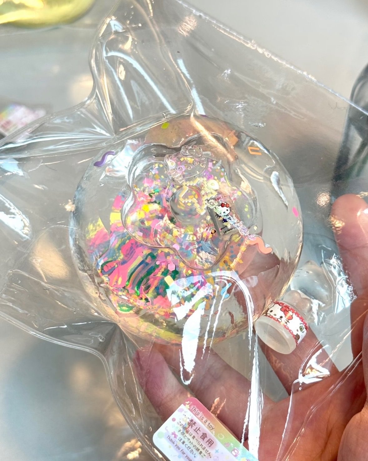 Round Floral Handmade Squishy