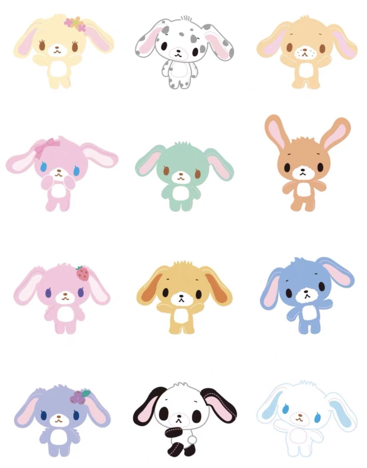 Custom Plush Sugarbunnies OR Shoulder Bag