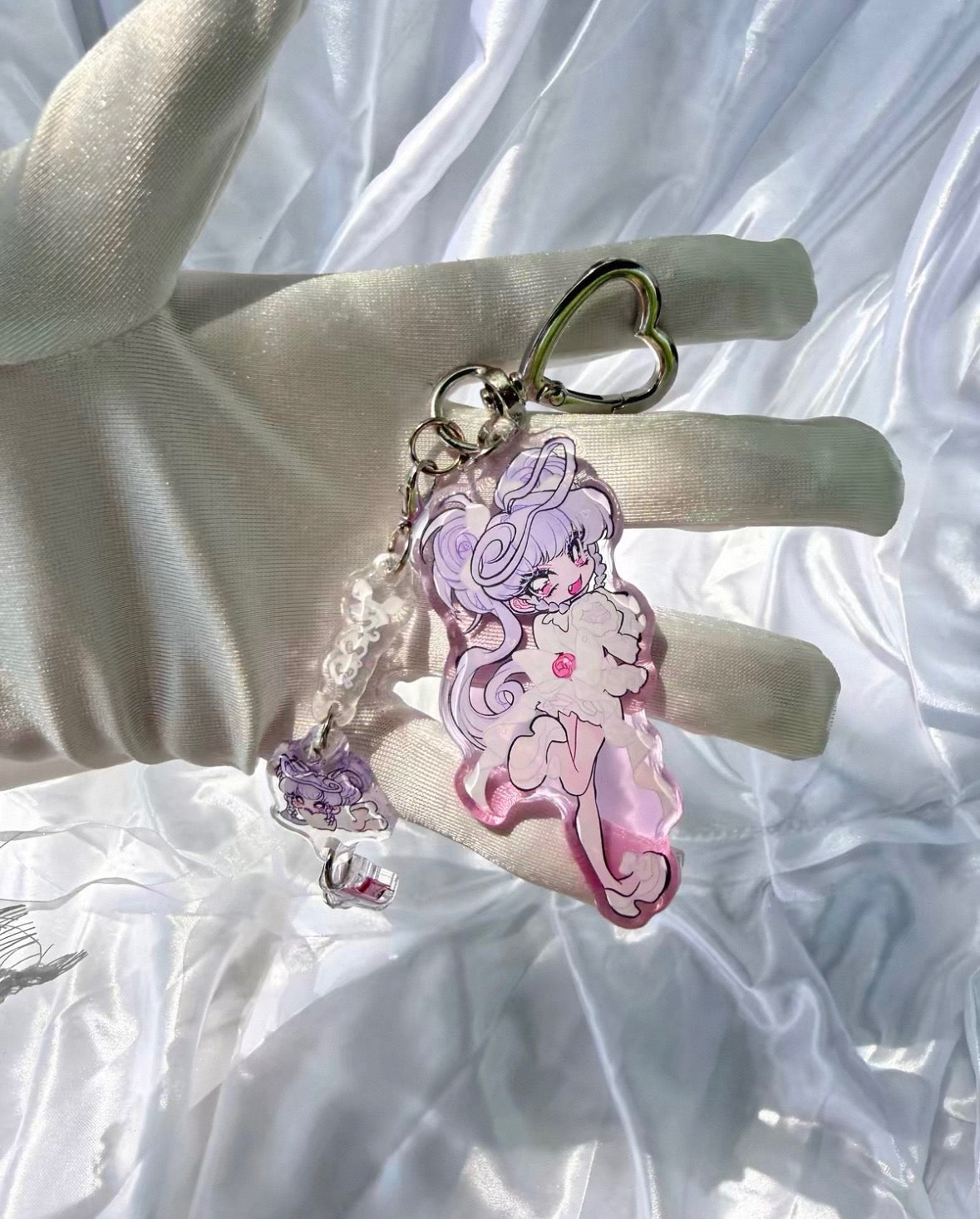 Sweetheart Heisei Love Handmade Keychain