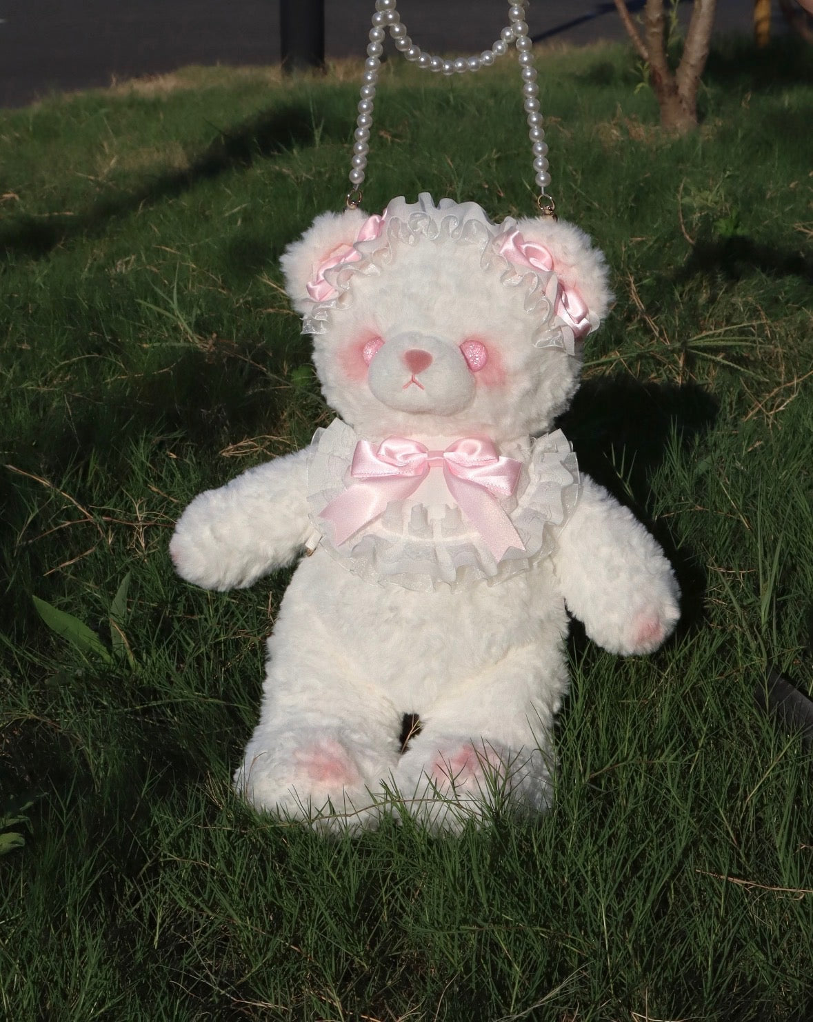 Bolso cruzado de felpa Bear Planet Lolita