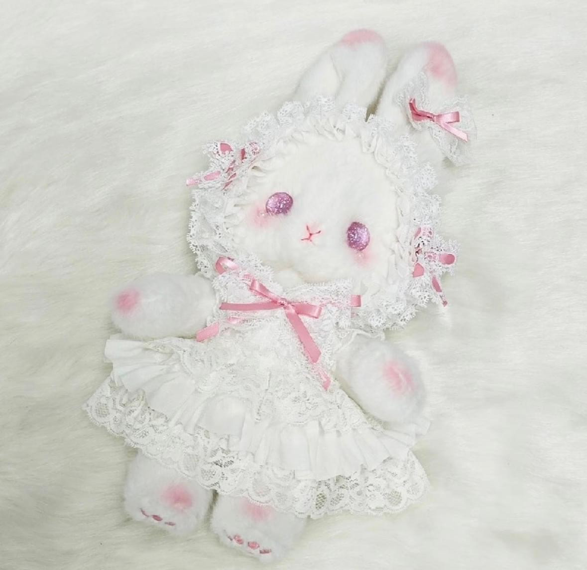 Bear Star Handmade Milk Bunny Crossbody Plush Bag - RollyBerry