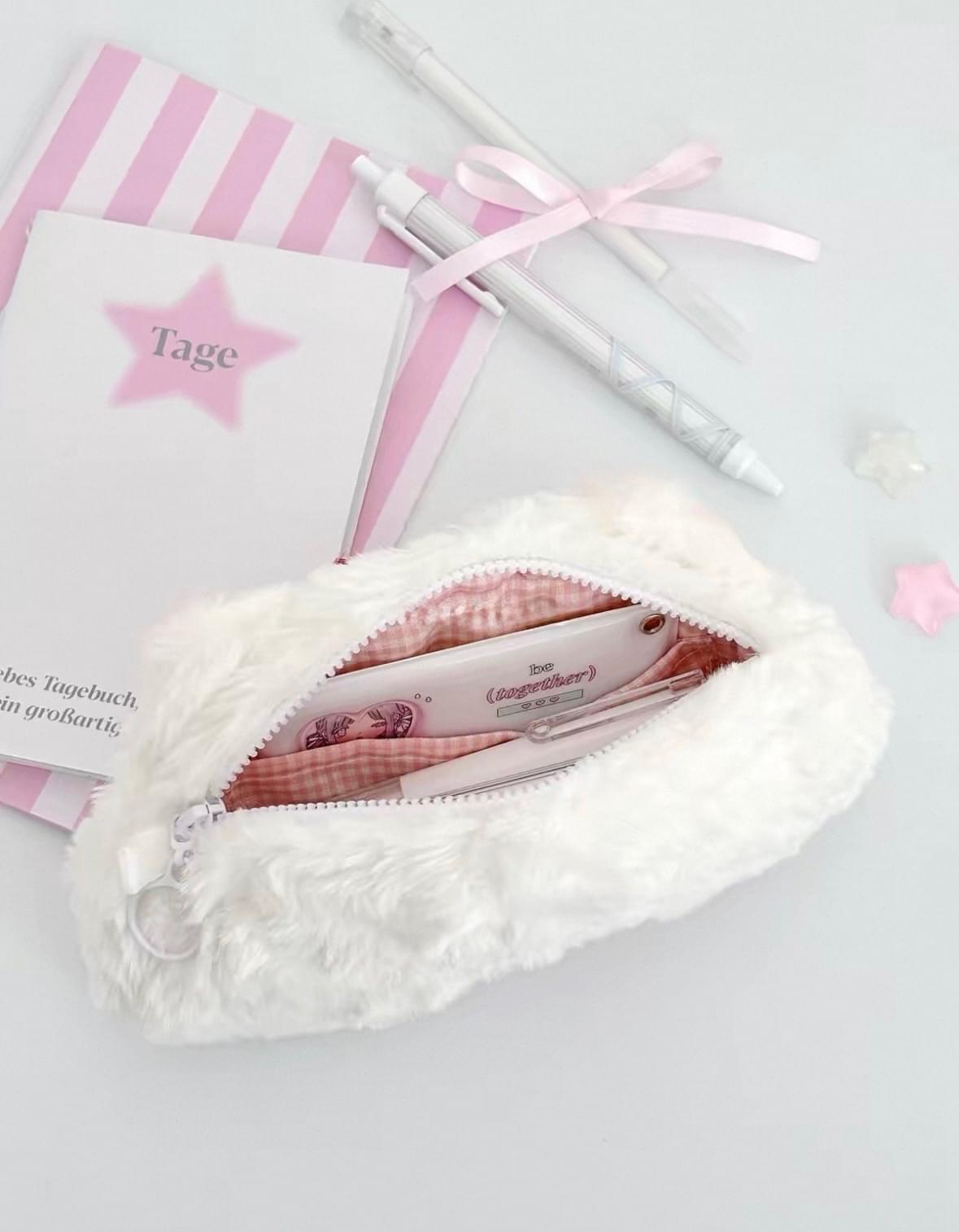 Handmade Puppy & Kitten Pencil Plush Case - RollyBerry