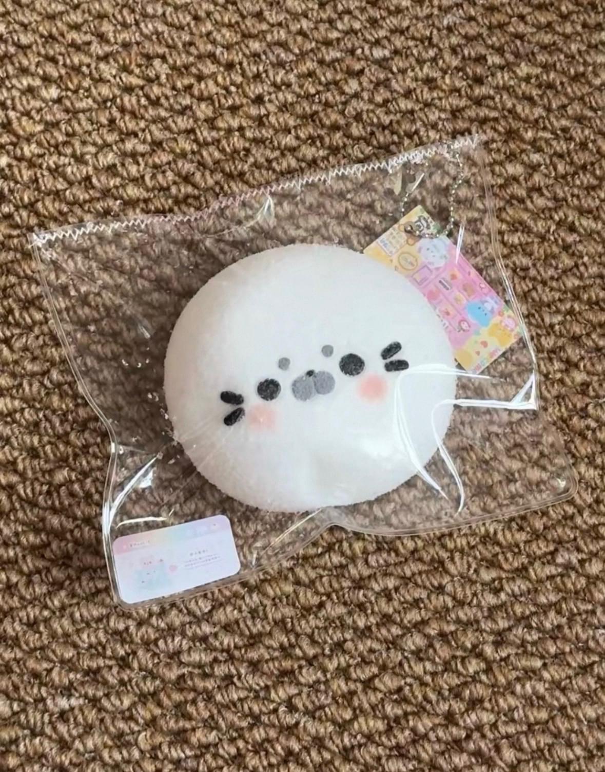 Mamegoma Squishy Keychain.