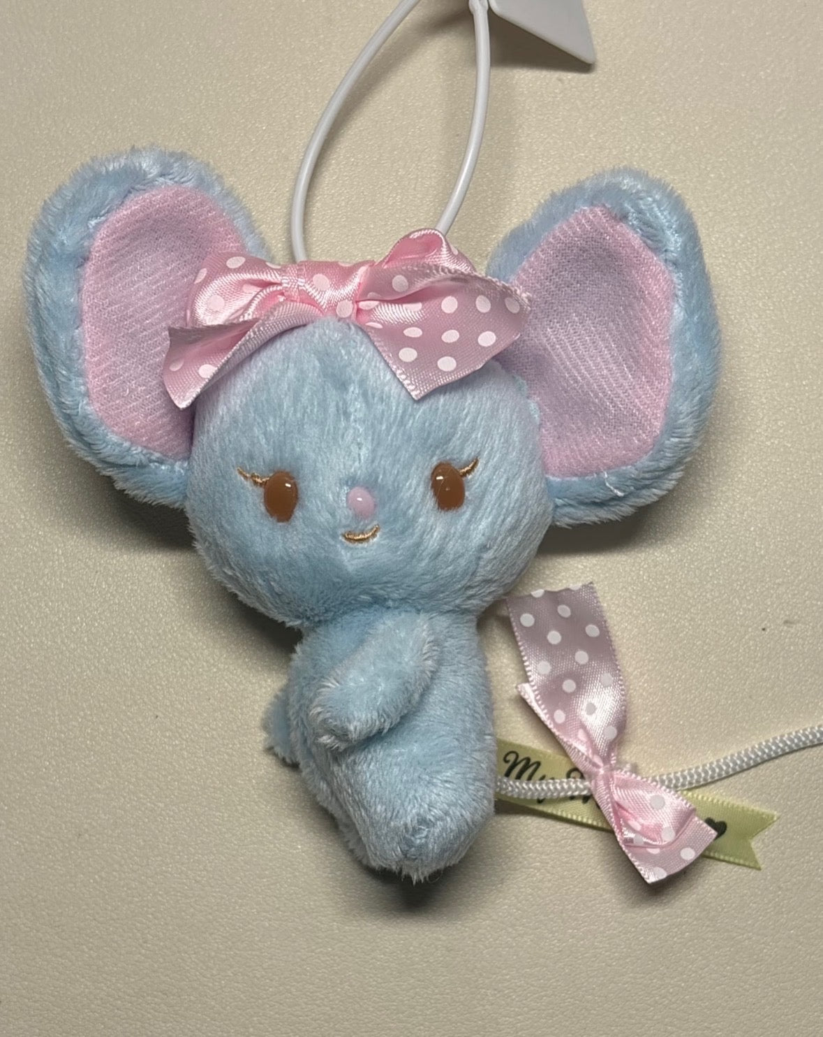 RARE Flat Mouse 2015 Keychain from Japan