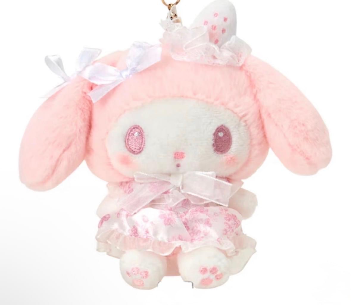 Sanrio My Melody Snow White Strawberry Plush Collection.