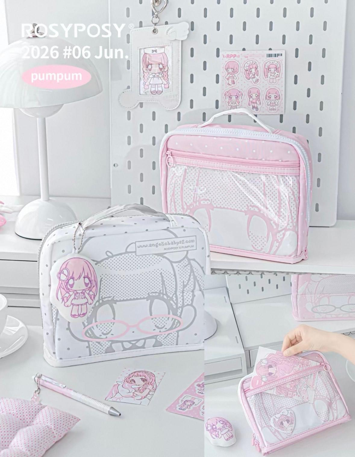 RosyPosy Pumpum Collection Boxy Pouch.