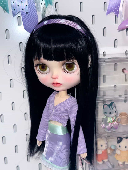 Wisteria Dreams Custom Blythe Doll