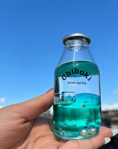Original Chiboki Liquid Aqua Soda Bottle Squishy