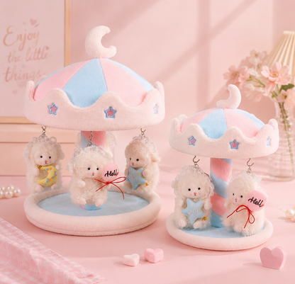 Rotating Carousel Plush Display Stand