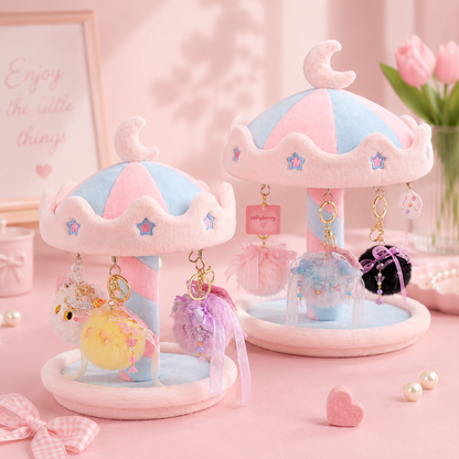 Rotating Carousel Plush Display Stand