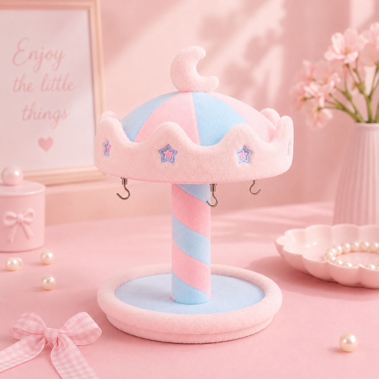 Rotating Carousel Plush Display Stand