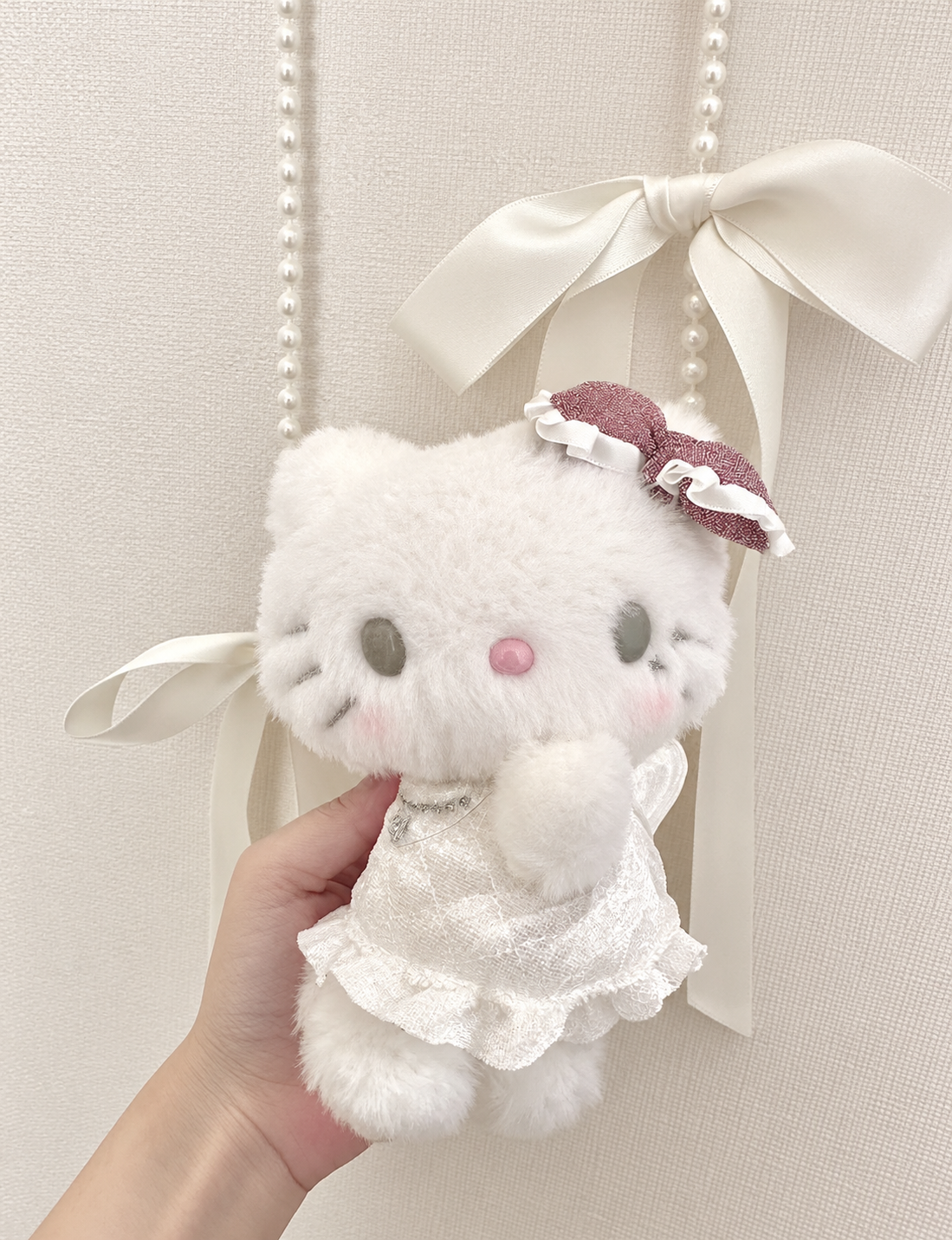 Hello Kitty White Angel Dress Plush