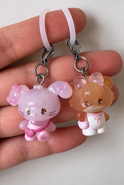 Mikko Characters Meijirushi Accessory 2 Gashapon Keychain