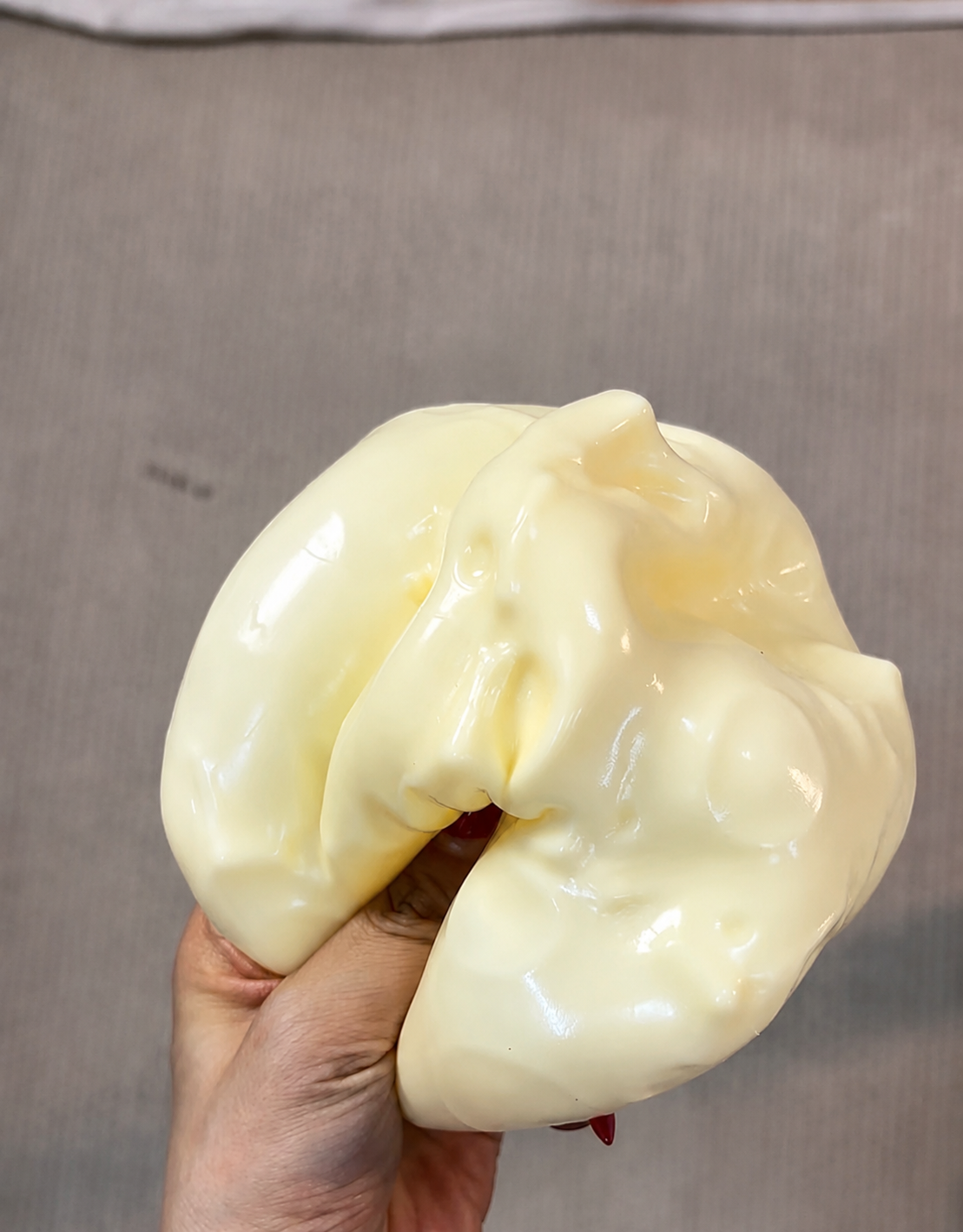 Original Chiboki Plain Cheese Block Squishy