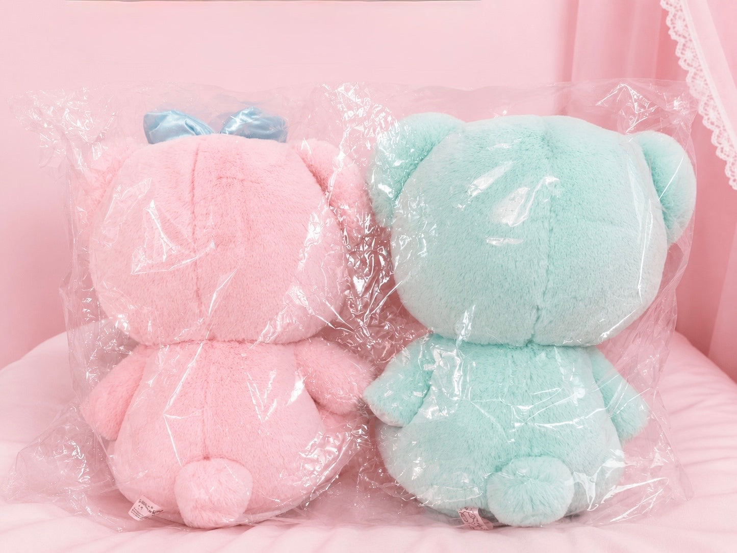RARE Little Twin Stars Universe (Kiki and Lala) Puff & Poff Bears 2019 Special Holiday Season