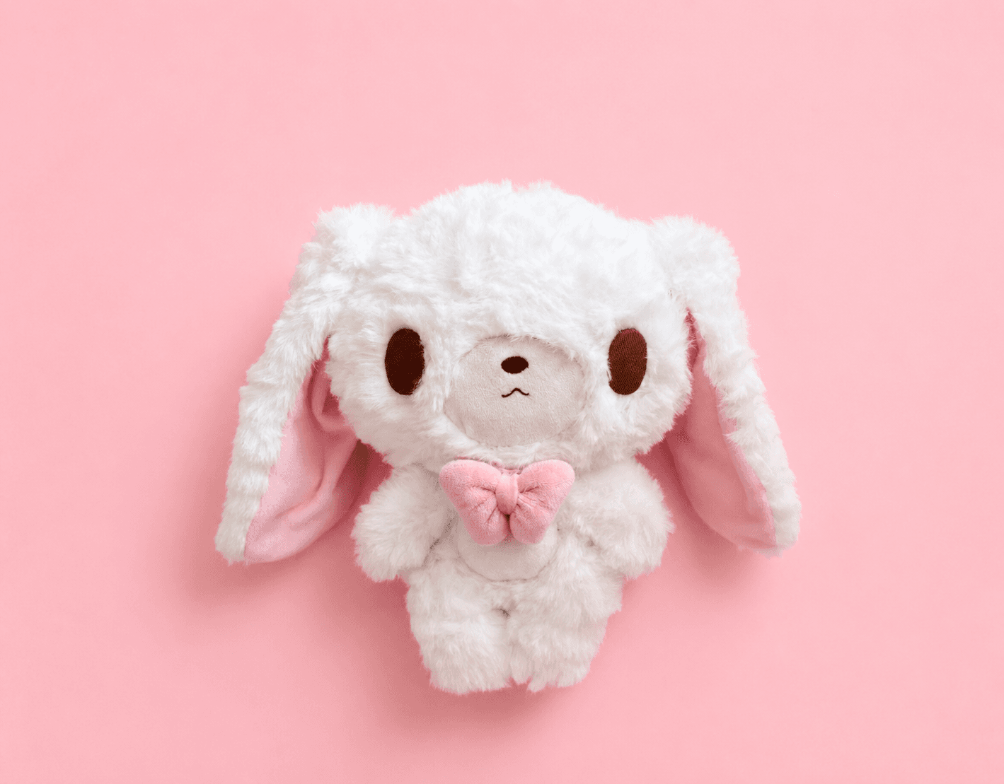 Bowy Snow-White Shirousa Sugarbunny Handmade Plush.