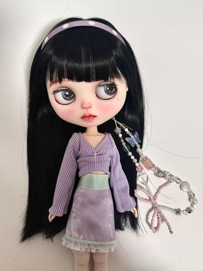 Wisteria Dreams Custom Blythe Doll