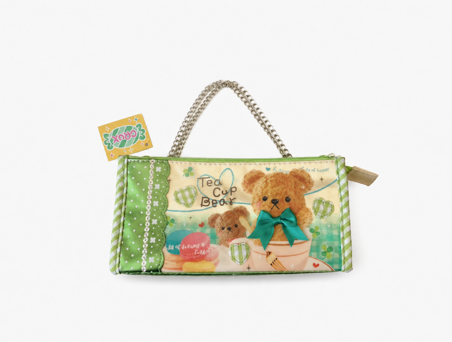 Tea Cup Bear Crux Vintage Heisei Retro Pencil Case