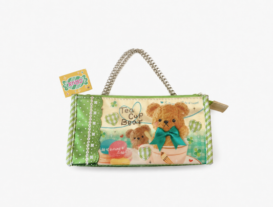Tea Cup Bear Crux Vintage Heisei Retro Pencil Case