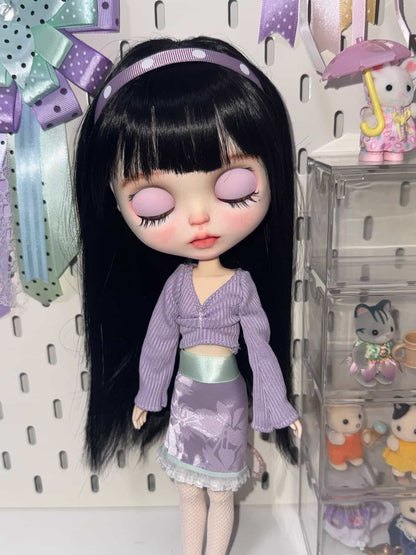 Wisteria Dreams Custom Blythe Doll