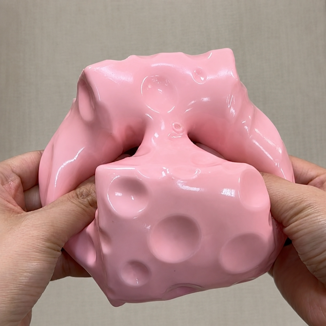 Original Chiboki Plain Cheese Block Squishy