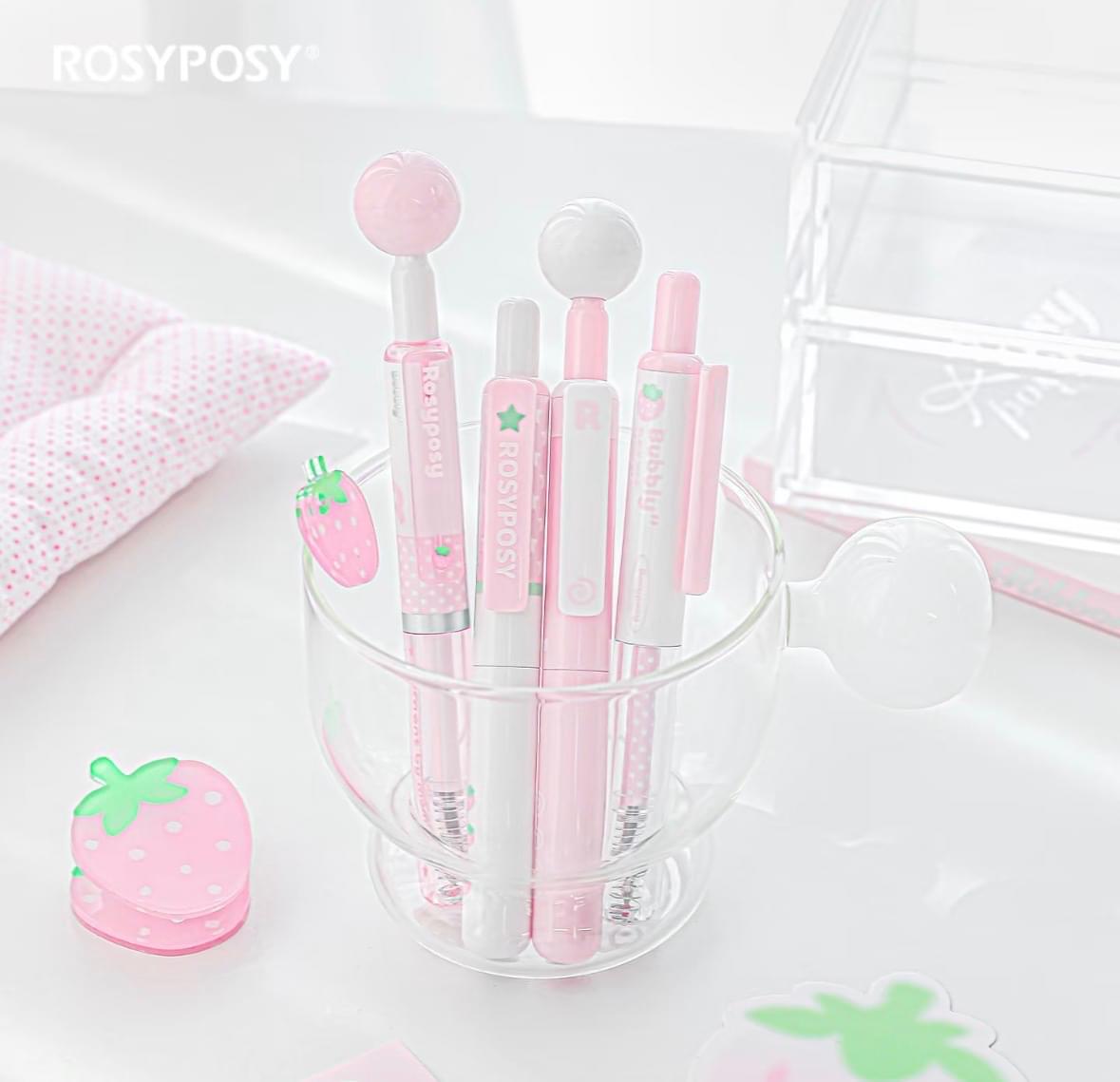 RosyPosy Ball Caps Pen Set.