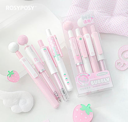 RosyPosy Ball Caps Pen Set.