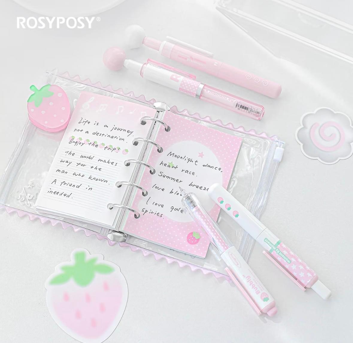 RosyPosy Ball Caps Pen Set.