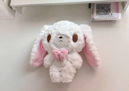 Bowy Snow-White Shirousa Sugarbunny Handmade Plush.