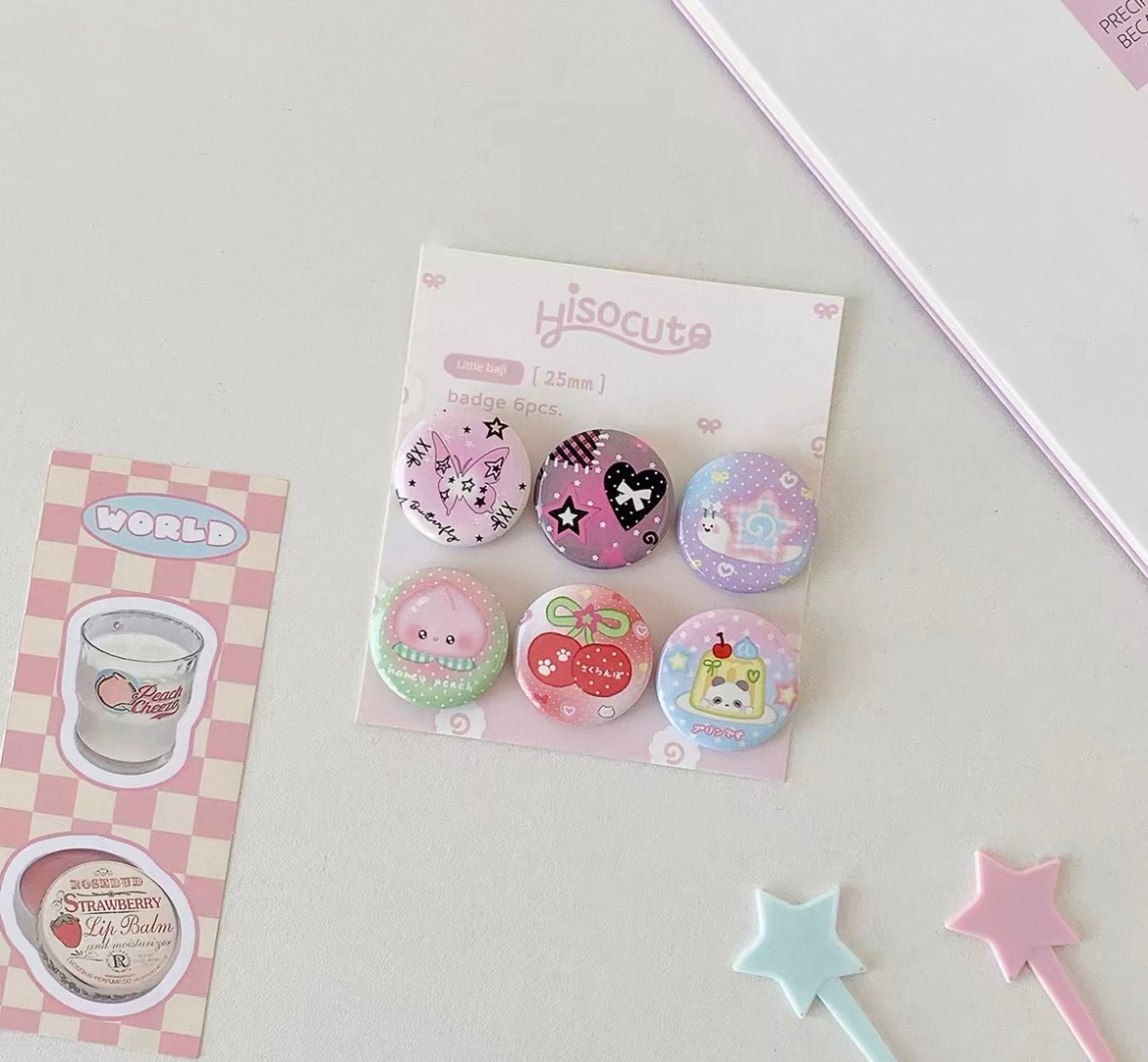 Y2k Heisei Badge Pins Set