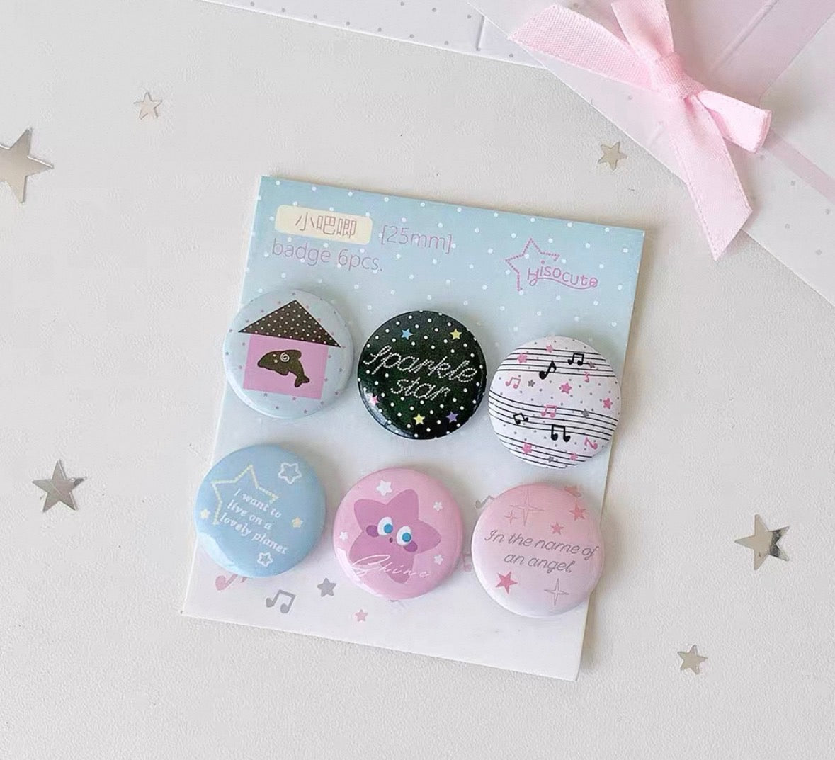 Y2k Heisei Badge Pins Set