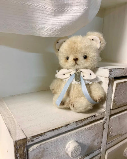 Polka Dots Korean Design Handmade White Bear