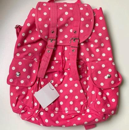 Pink Polka Dots Mini Backpack