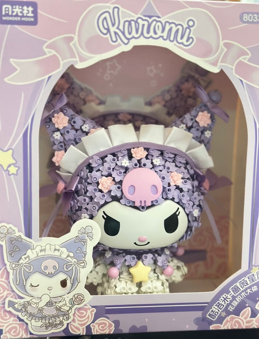 Kuromi & My Melody Sweet Garden Building Blocks Series.