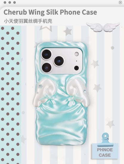 Satin Lace Angel Winged Yanzhu Iphone Case.