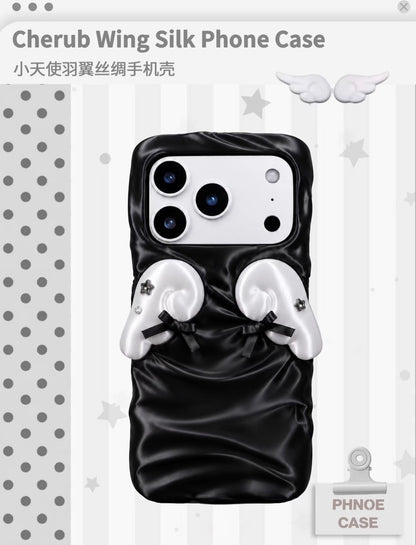 Satin Lace Angel Winged Yanzhu Iphone Case.