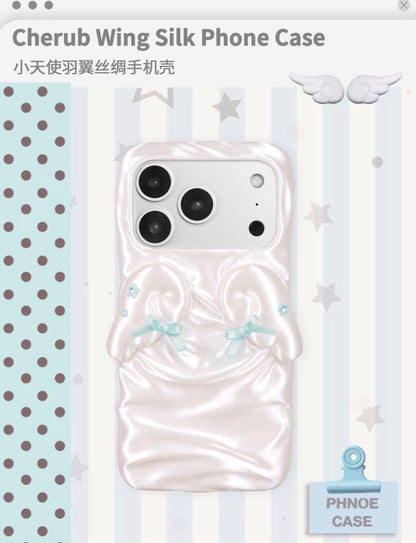 Satin Lace Angel Winged Yanzhu Iphone Case.