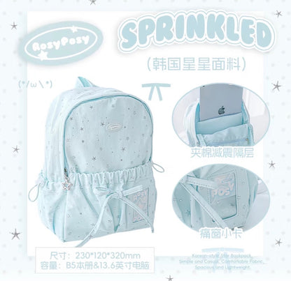RosyPosy Sprinkled Star Backpack