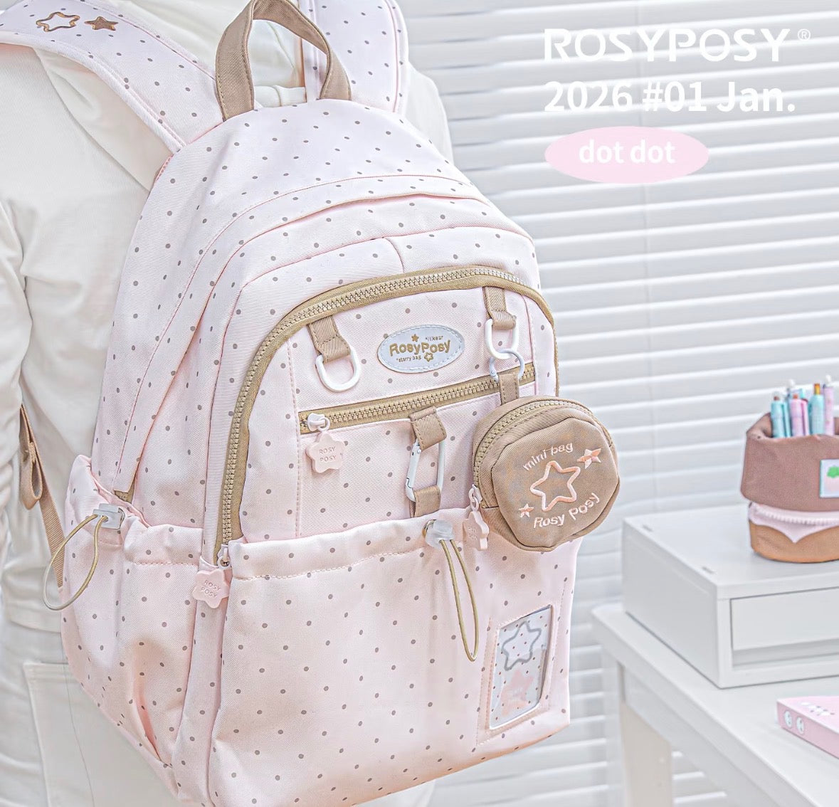 RosyPosy Dot Dot Backpack