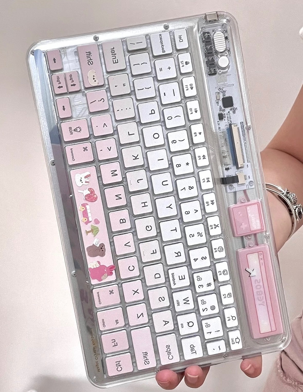 Magic Ice Crystal IPad Keyboard And Mouse [KITTEN EDITION]
