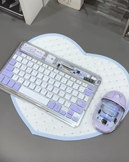 Magic Ice Crystal IPad Keyboard And Mouse [KITTEN EDITION]