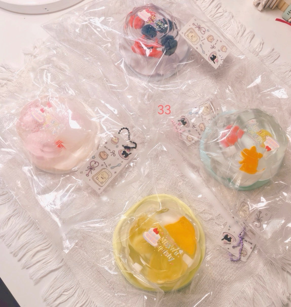 MissWu Jelly Dessert Series Squishy