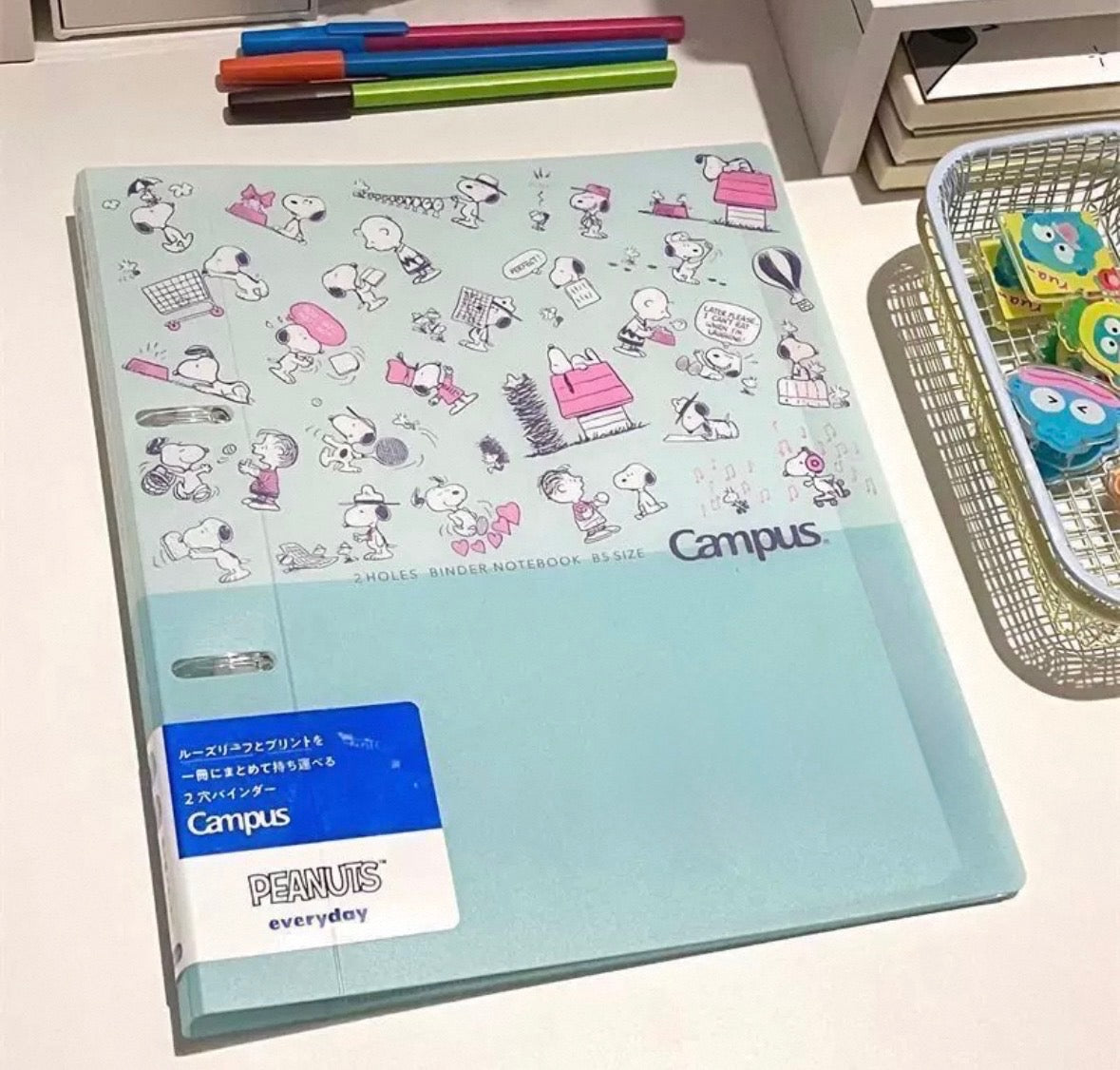 Loose-Leaf Campus Sanrio Rare Prints B5 Notebook