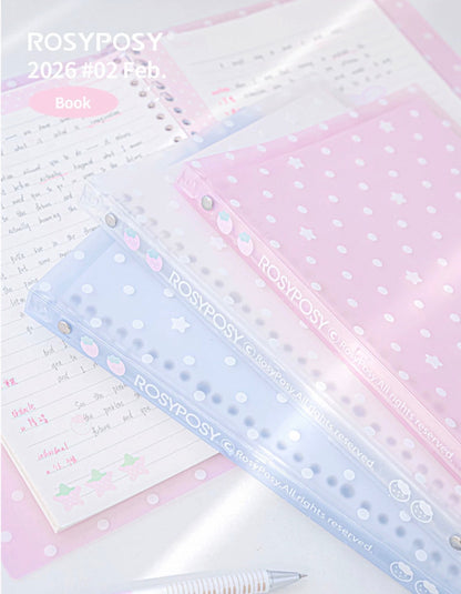 Rosyposy Polka Dots B5 Lined Notebook