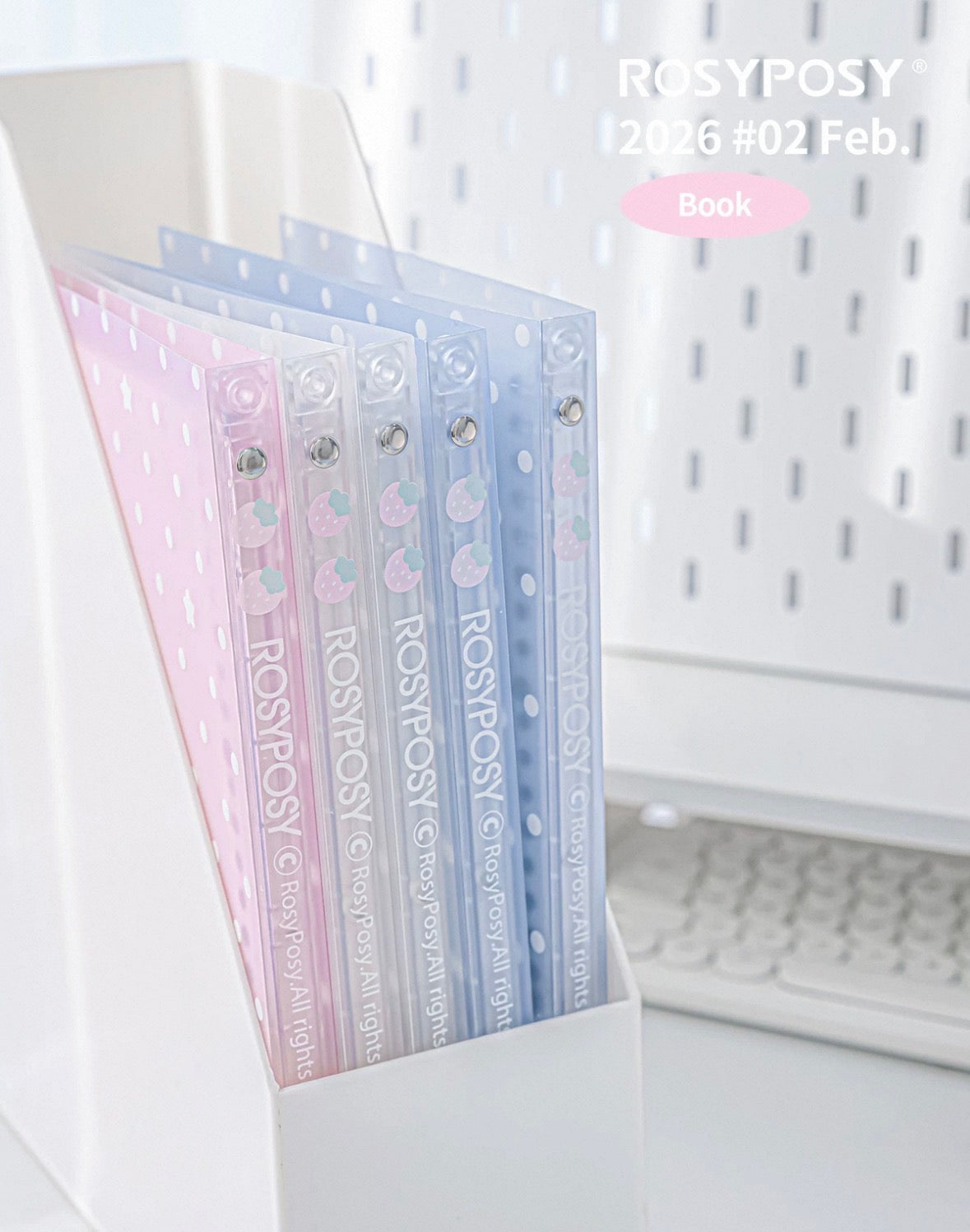 Rosyposy Polka Dots B5 Lined Notebook
