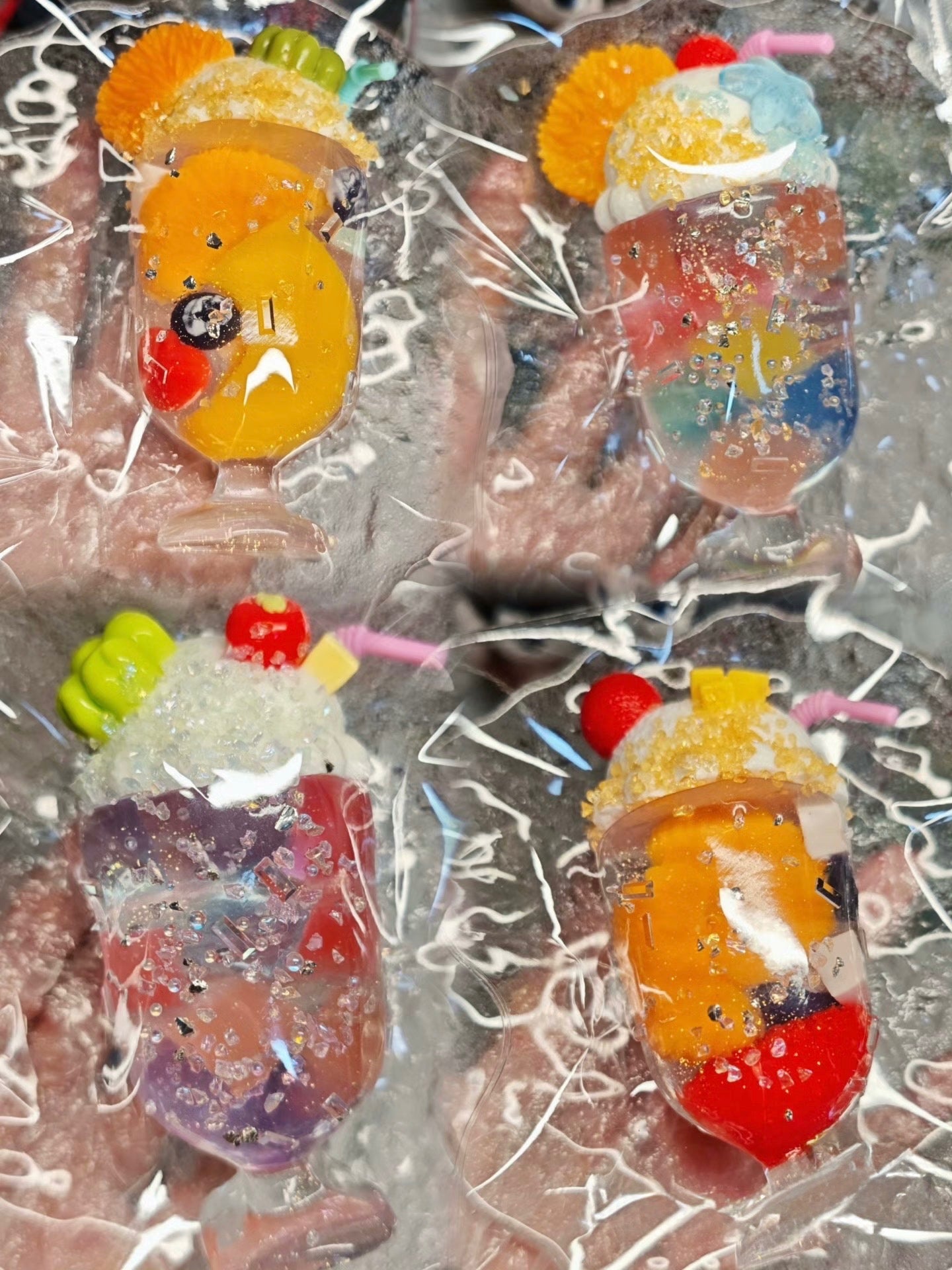Retro Showa Soda Cup Handmade Squishy
