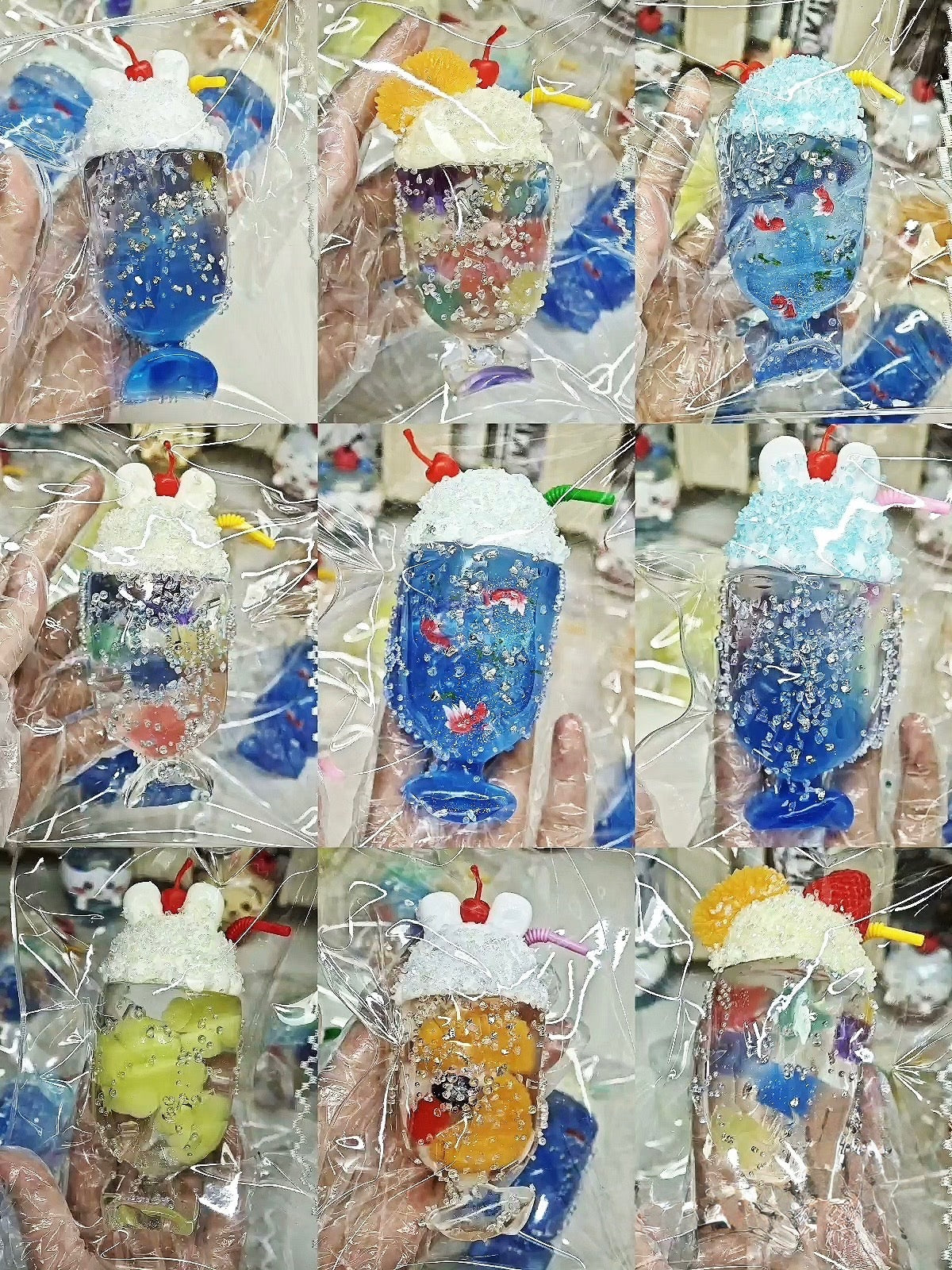 Retro Showa Soda Cup Handmade Squishy
