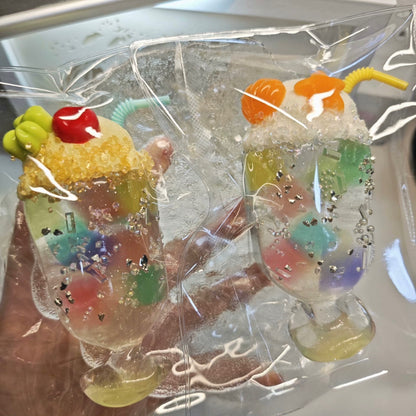 Retro Showa Soda Cup Handmade Squishy