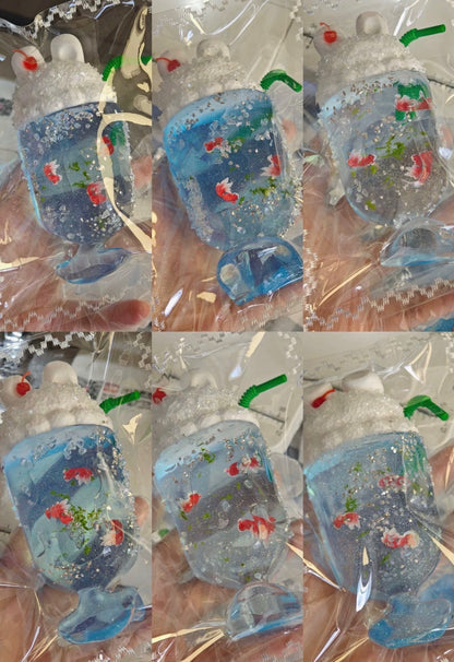 Retro Showa Soda Cup Handmade Squishy
