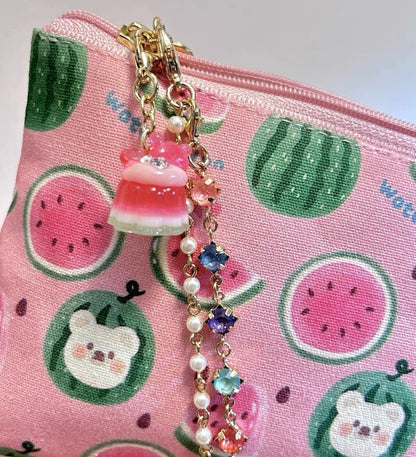 Watermelon Handmade Mini Keychain Charm